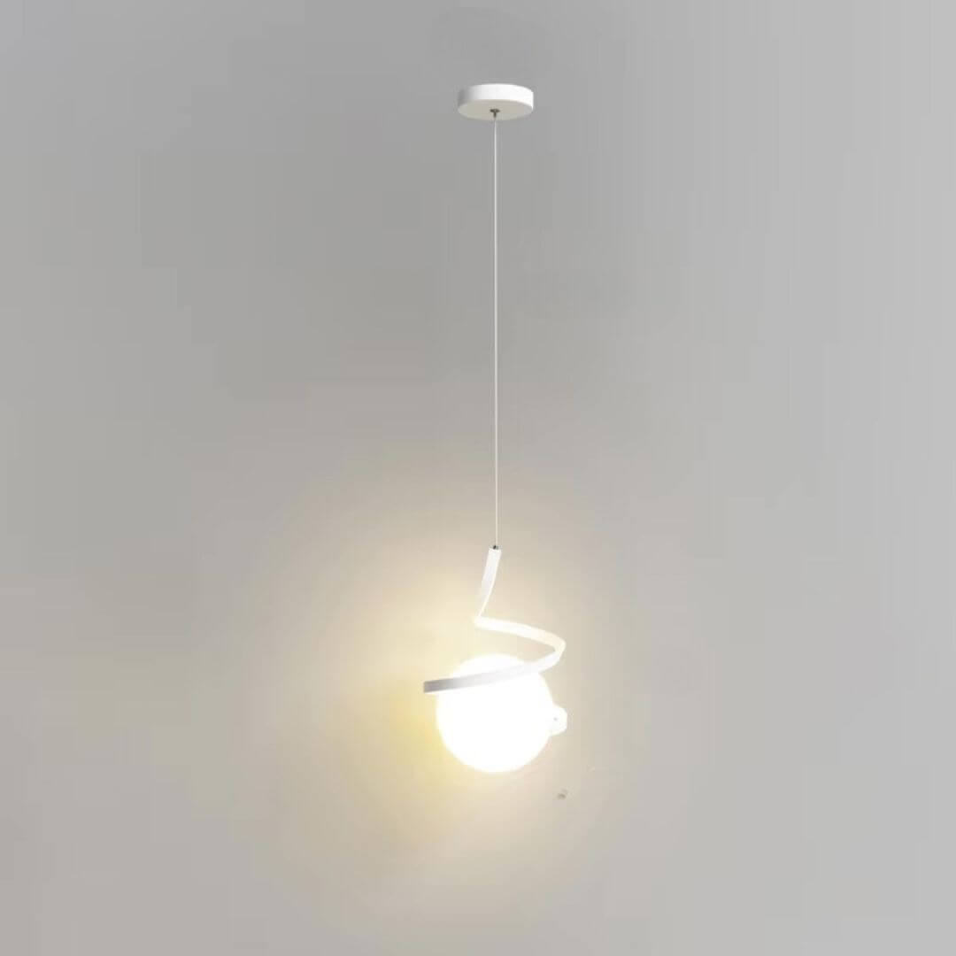 Modern Orbit Glass Pendant Light