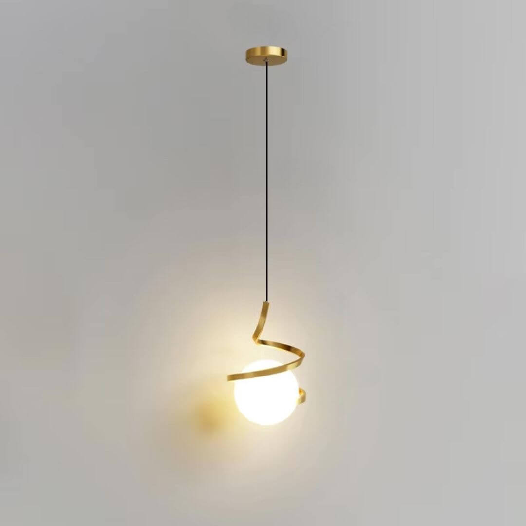 Modern Orbit Glass Pendant Light