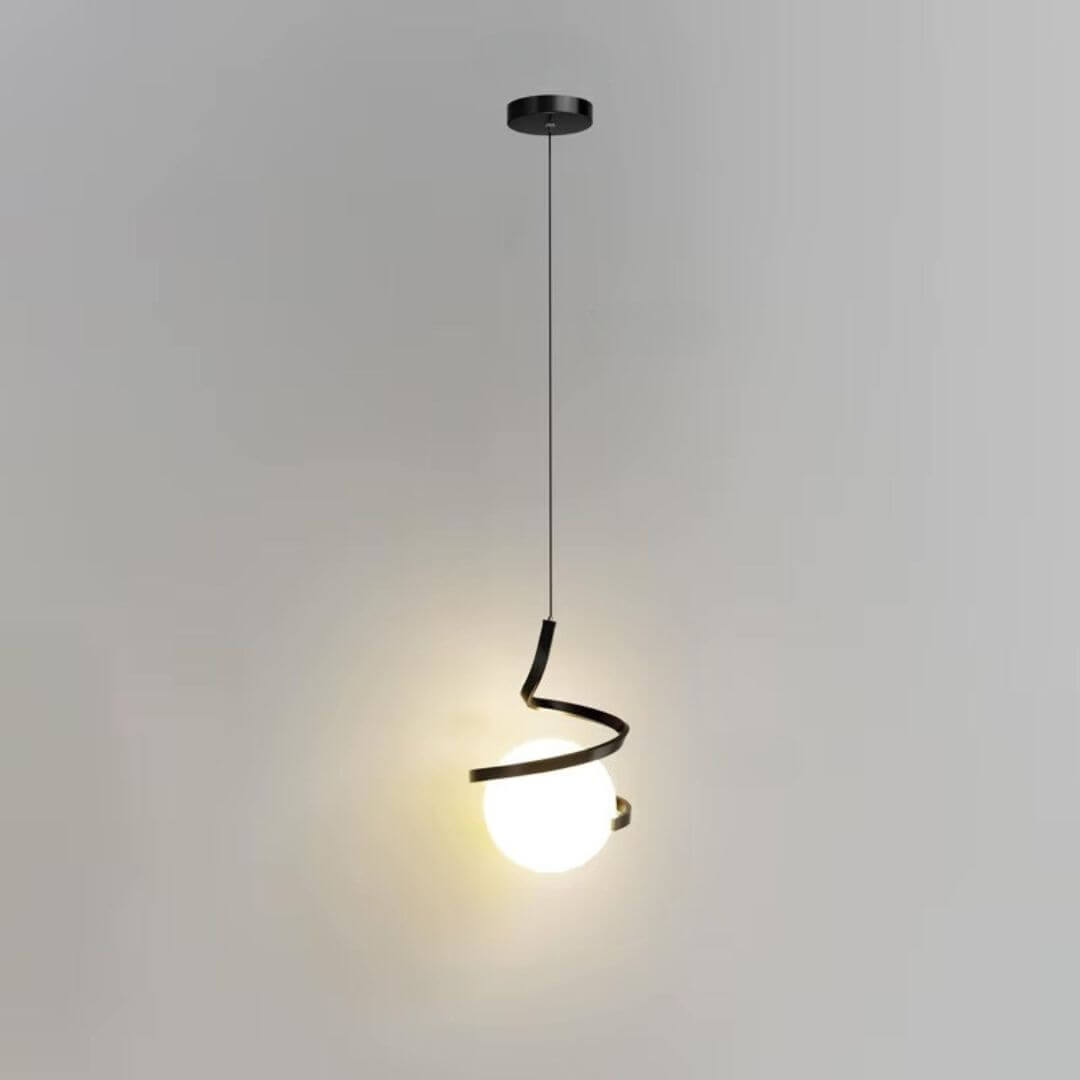 Modern Orbit Glass Pendant Light