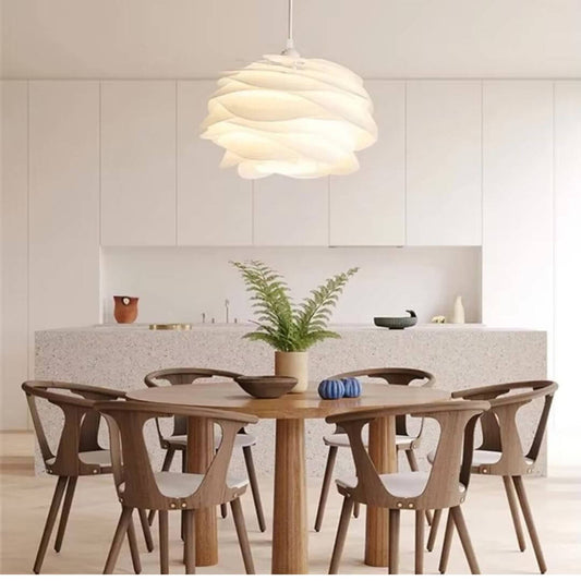 Nordic White Rose Pendant Light