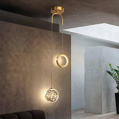 Modern Luminous Twin Pendant Light