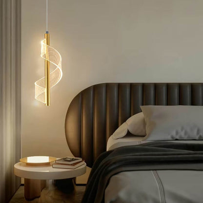 Modern Luminous Halo Pendant Light