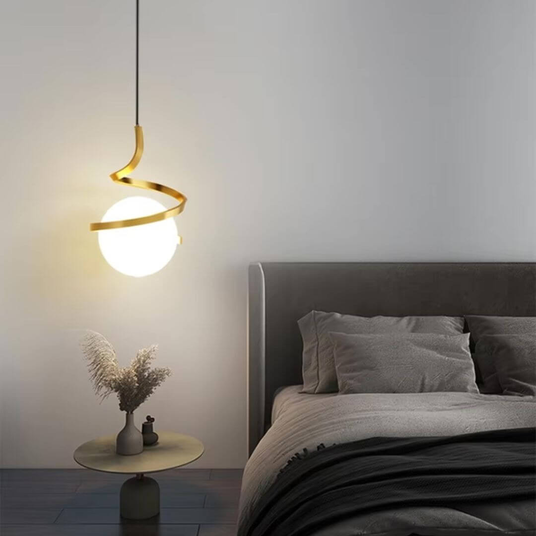 Modern Orbit Glass Pendant Light