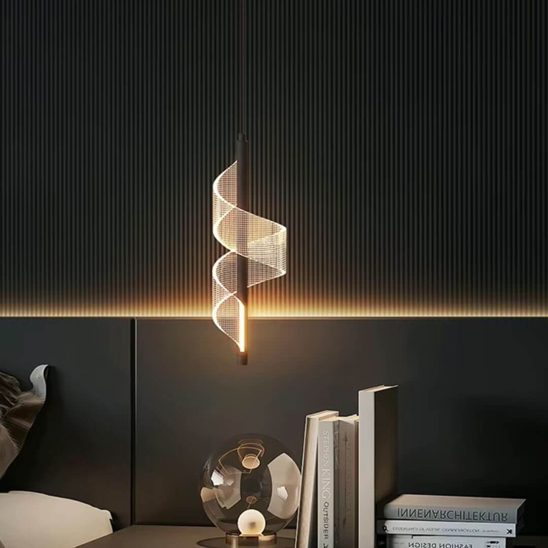 Modern Luminous Halo Pendant Light