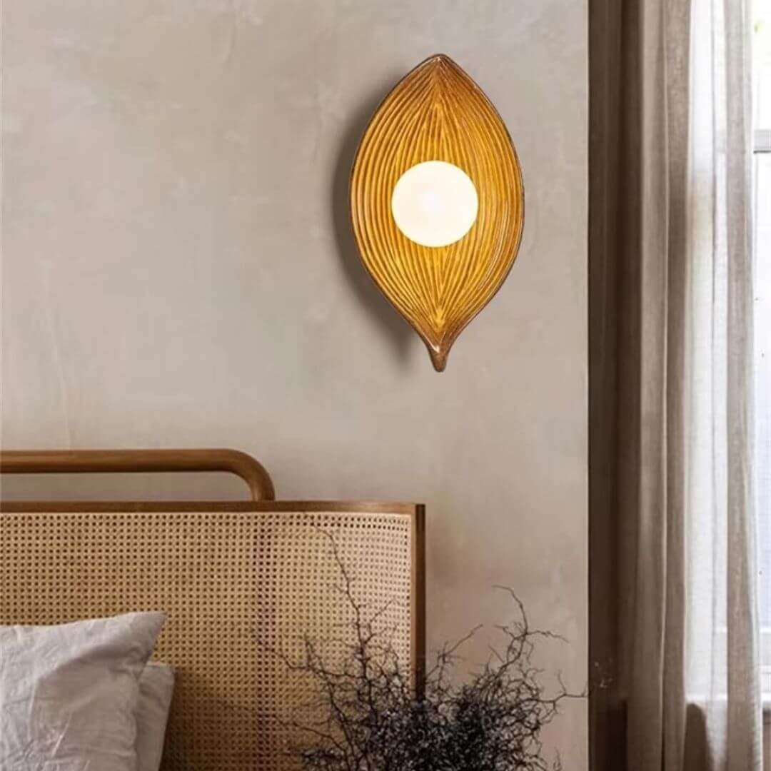 Vintage Leaf Wall Light