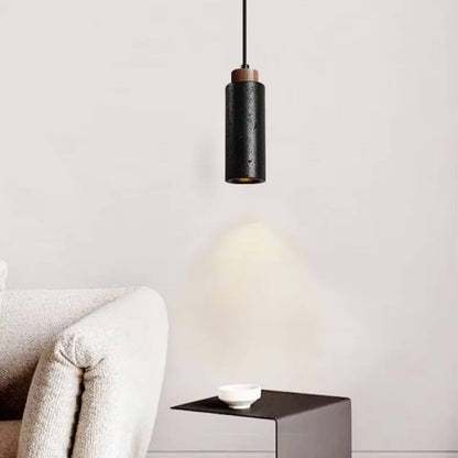 Wabi-Sabi Black Stone Pendant Light