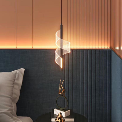 Modern Luminous Halo Pendant Light