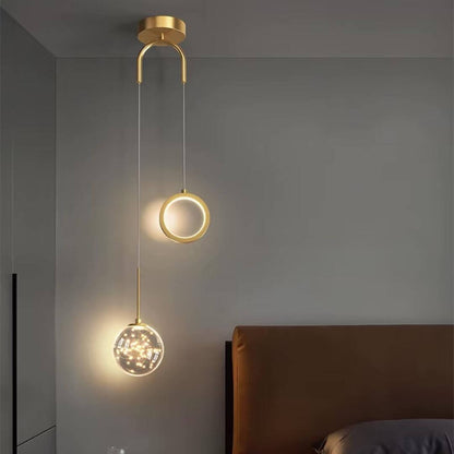 Modern Luminous Twin Pendant Light