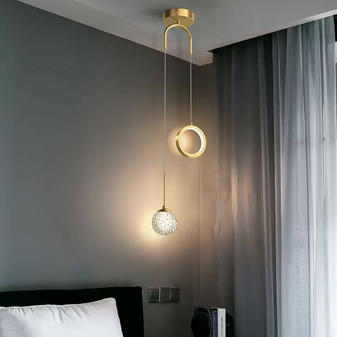 Modern Luminous Twin Pendant Light