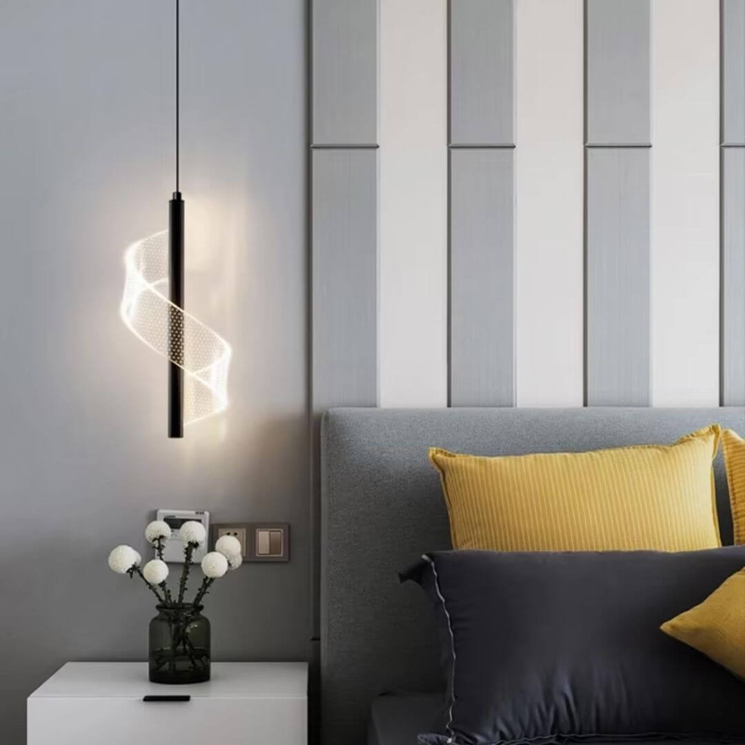 Modern Luminous Halo Pendant Light