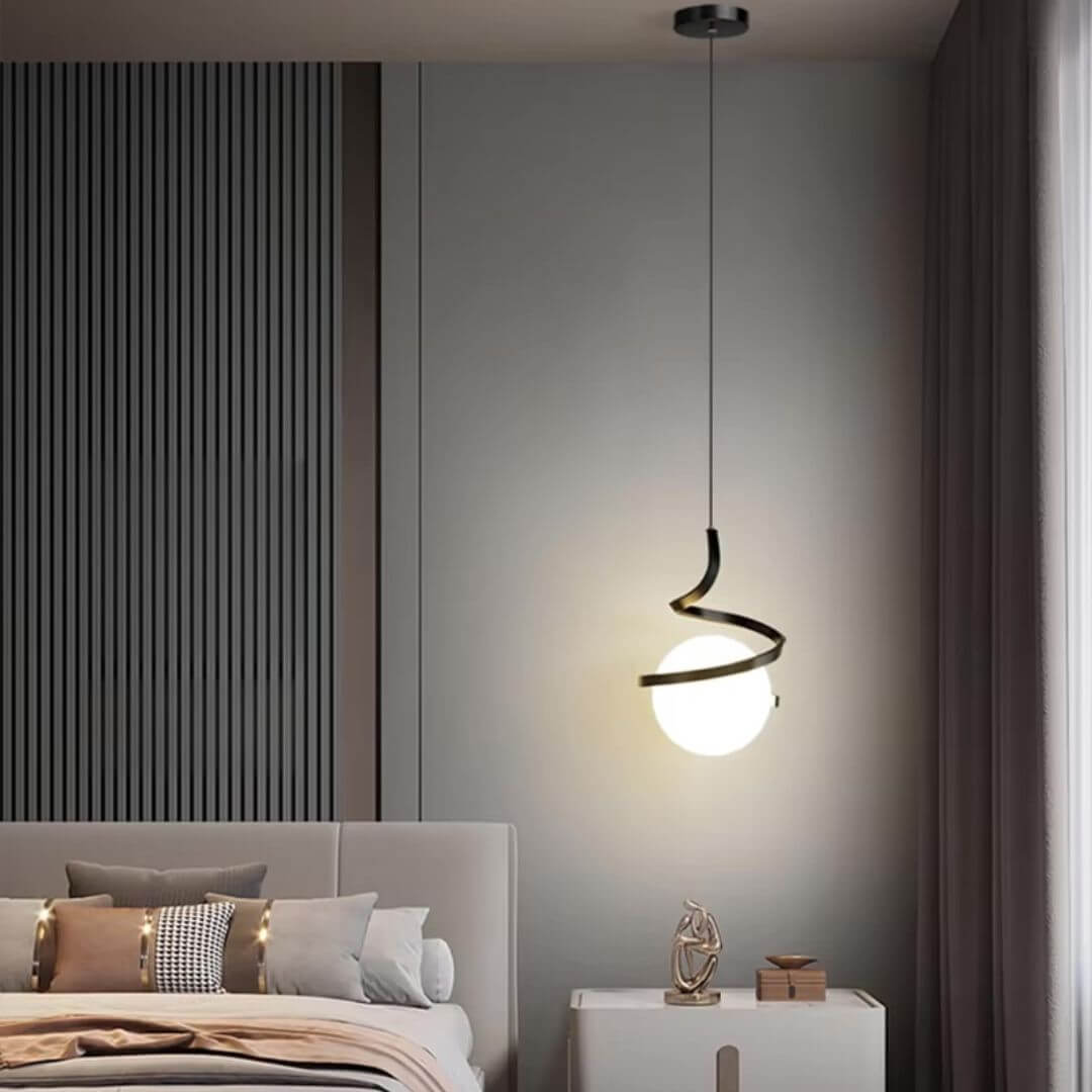 Modern Orbit Glass Pendant Light