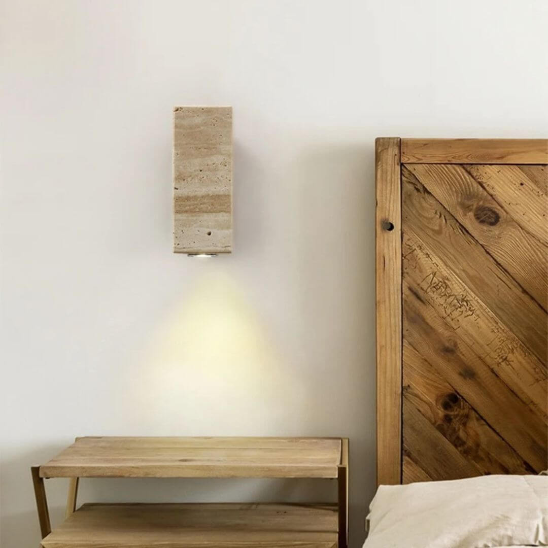 Wabi-Sabi Stone Wall Mounted LED Light