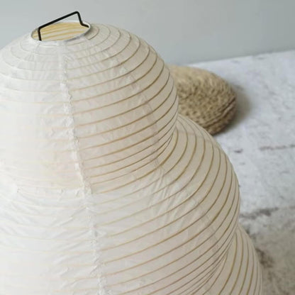 Wabi-Sabi Rice Paper Lantern Lamp