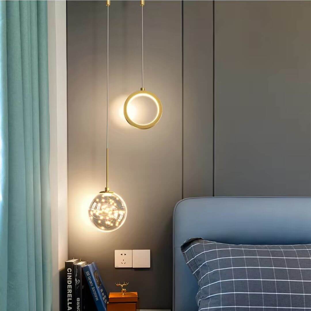 Modern Luminous Twin Pendant Light