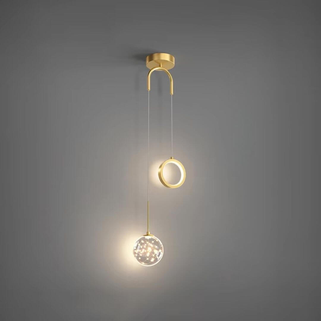 Modern Luminous Twin Pendant Light