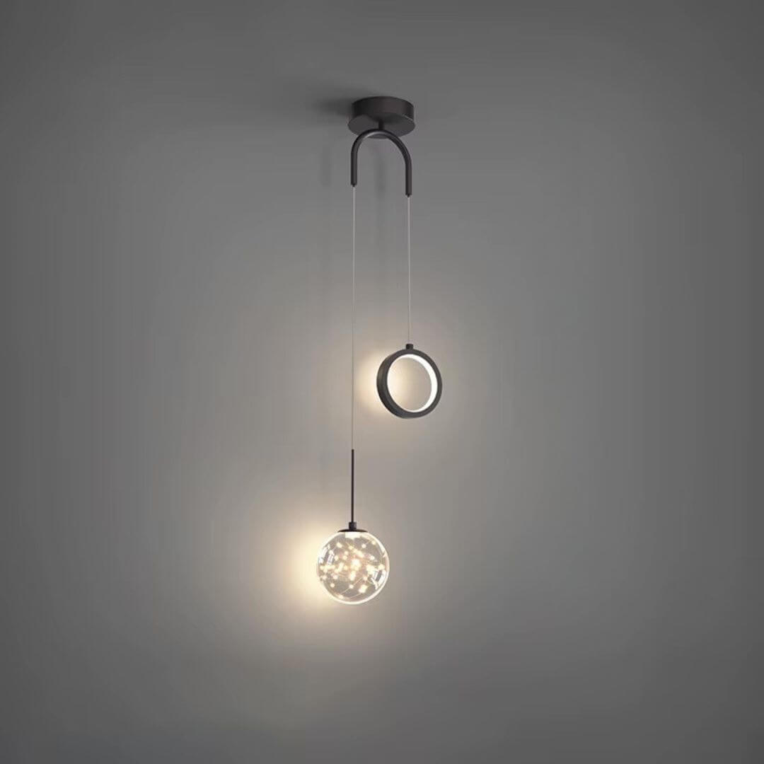 Modern Luminous Twin Pendant Light